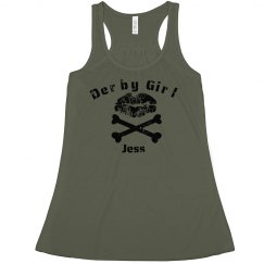 Roller Derby Girl Crop