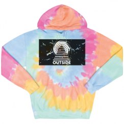 Unisex Tie-Dye Fleece Hoodie