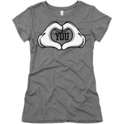 Ladies Slim Fit Super Soft Triblend Tee