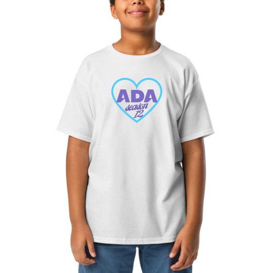 ADA Kids Season 12 White T-Shirt ADA Kids Season 12 White T-Shirt