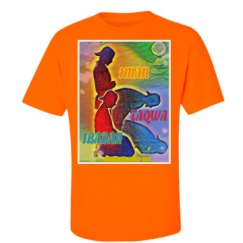 Unisex Ultra Cotton Safety Neon Crewneck Tee