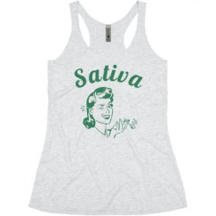 Ladies Slim Fit Super Soft Racerback Triblend Tank