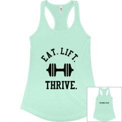 Eat Lift Thrive Tank Mint