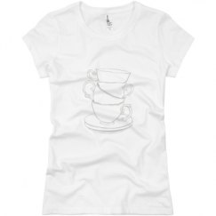 Ladies Slim Fit Basic Promo Jersey Tee