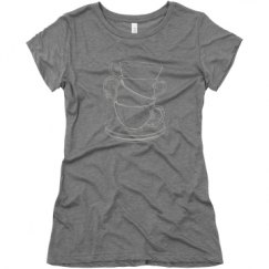 Ladies Slim Fit Super Soft Triblend Tee