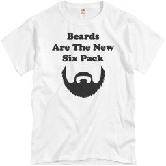 beards six pack tshirt