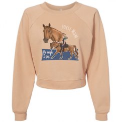 Women's Raglan Pullover Fleece