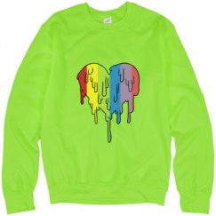 Unisex Neon Crewneck Sweatshirt