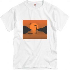 Mens Beach Scene Tee