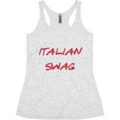 Ladies Slim Fit Super Soft Racerback Triblend Tank