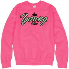 Unisex Neon Crewneck Sweatshirt