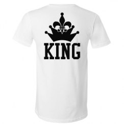 Unisex V-Neck Jersey Tee