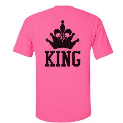 Unisex Ultra Cotton Safety Neon Crewneck Tee