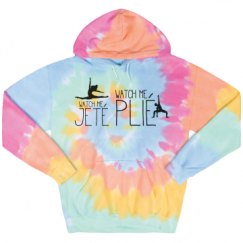 Unisex Tie-Dye Fleece Hoodie