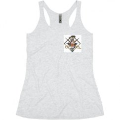 Ladies Slim Fit Super Soft Racerback Triblend Tank
