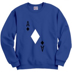 Unisex Film and Foil Crewneck Sweatshirt