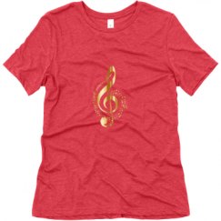 Ladies Relaxed Fit Super Soft Triblend Tee