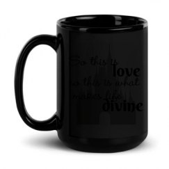 15oz Black Glossy Mug