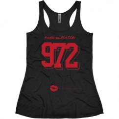 Ladies Slim Fit Super Soft Racerback Triblend Tank