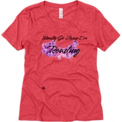 Ladies Relaxed Fit Super Soft Triblend V-Neck Tee
