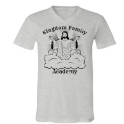 Unisex V-Neck Jersey Tee