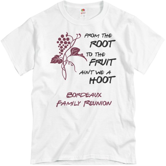 Adult Family Reunion Root Fruit Hoot