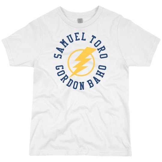 Adult T-shirt yellow flash