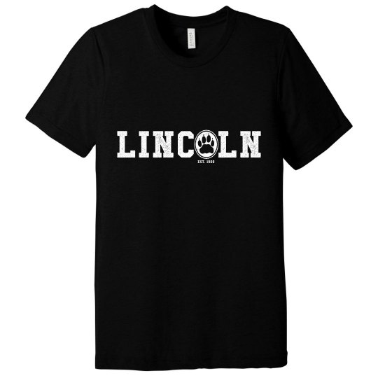 ADULT: Vintage Lincoln Paw Tee
