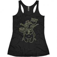 Ladies Slim Fit Super Soft Racerback Triblend Tank