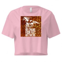 Ladies Festival Cali Crop Top Tee