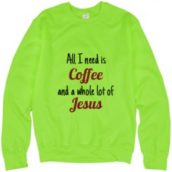 Unisex Neon Crewneck Sweatshirt