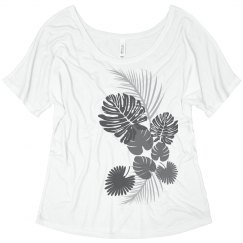 Graphic Tropical Leaves