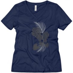 Ladies Relaxed Fit V-Neck Tee
