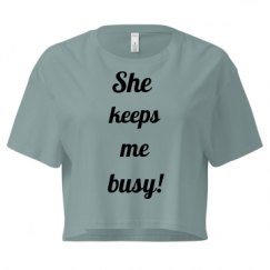 Ladies Festival Cali Crop Top Tee