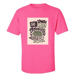 Unisex Ultra Cotton Safety Neon Crewneck Tee