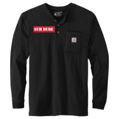 Unisex Carhartt Long Sleeve Henley Tee 