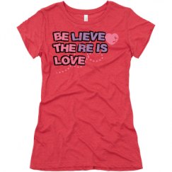 Ladies Slim Fit Super Soft Triblend Tee