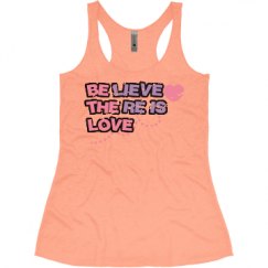 Ladies Slim Fit Super Soft Racerback Triblend Tank