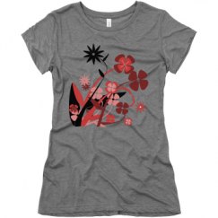 Ladies Slim Fit Super Soft Triblend Tee