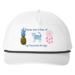 Snapback Five-Panel Rope Hat