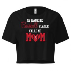 Ladies Festival Cali Crop Top Tee