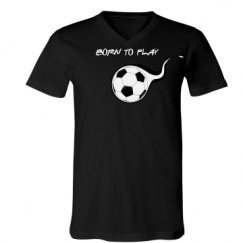 Unisex V-Neck Jersey Tee