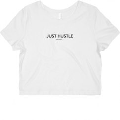 Ladies Slim Fit Crop Top Tee