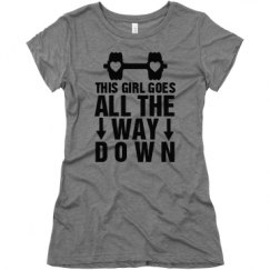 Ladies Slim Fit Super Soft Triblend Tee
