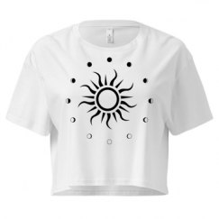 Ladies Festival Cali Crop Top Tee