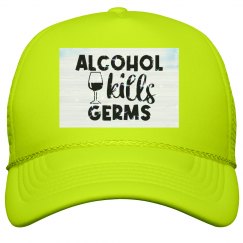 Alcohol Kills Germs Hat