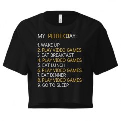 Ladies Festival Cali Crop Top Tee