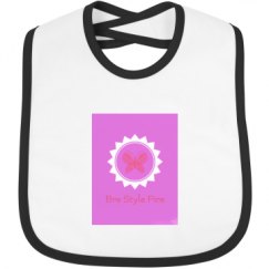 Infant Contrast Trim Bib