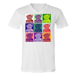 Unisex V-Neck Jersey Tee