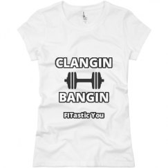 Ladies Slim Fit Basic Promo Jersey Tee